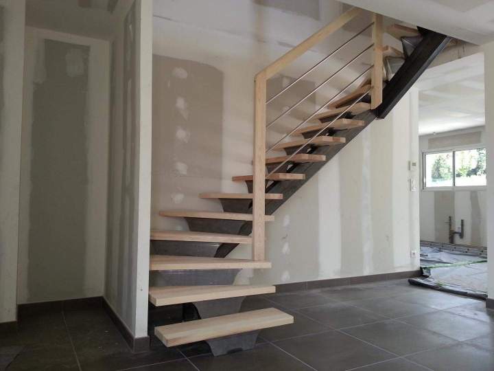 Escalier métallique moderne Dordogne (24)