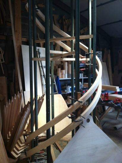 Garde-corps pour escaliers bois Dordogne (24)